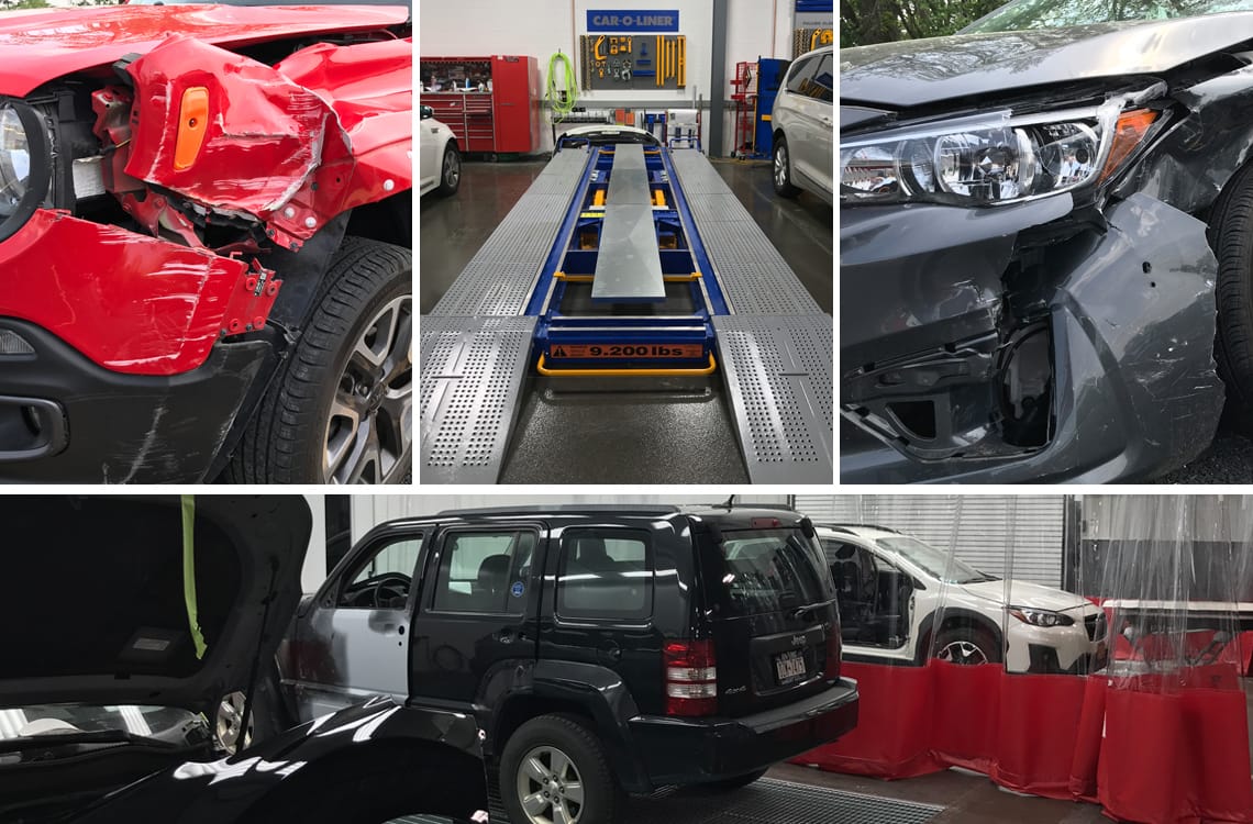 Damaged vehicles, frame and body repair in Capital Region